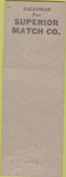 Matchbook Cover - OK Snyder Insurance Mount Joy PA