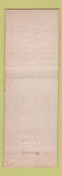 Matchbook Cover - Duriron Company Dayton OH Corrosion Resisting Alloy
