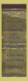 Matchbook Cover - Pandjiris Weldment Steel Products St Louis MO