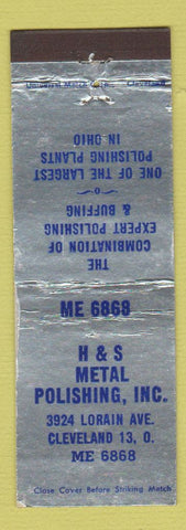 Matchbook Cover - H&S Metal Polishing Cleveland OH WEAR
