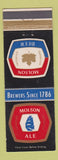 Matchbook Cover - Molson Ale Beer Canada