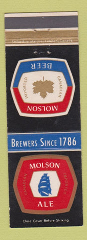 Matchbook Cover - Molson Ale Beer Canada