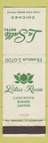 Matchbook Cover - LaSalle Hotel Chicago IL WEAR