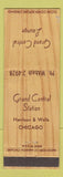 Matchbook Cover - Grand Central Lounge Chicago IL