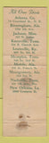 Matchbook Cover - Dixie Car Rentals 1956 WEAR