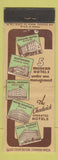 Matchbook Cover - Chadwick Hotels Grants Pass Eugene Medford Salem OR