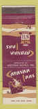 Matchbook Cover - Caravan Inns Western Hotels