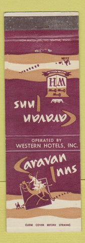 Matchbook Cover - Caravan Inns Western Hotels