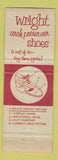 Matchbook Cover - Wright Shoes Nolan's Auburn NY