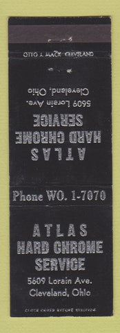 Matchbook Cover - Atlas Hard Chrome Service Cleveland OH