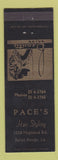 Matchbook Cover - Pace's Hair Salon Baton Rouge LA
