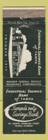Matchbook Cover - Industrial Savings Bank Tampa FL