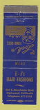 Matchbook Cover - EJ Hair Salon Inglewood CA WEAR