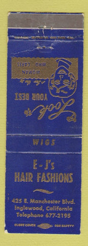 Matchbook Cover - EJ Hair Salon Inglewood CA WEAR