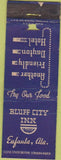 Matchbook Cover - Bluff City Inn Eufaula AL WORN