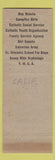 Matchbook Cover - Marin Chest 1947 Community Fund CA WEAR