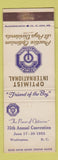 Matchbook Cover - Optimist International 45th Convention 1953