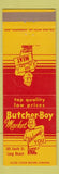 Matchbook Cover - Butcher Boy Market Long Beach CA Grocery