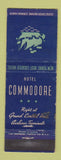 Matchbook Cover - Commodore Hotel New York City WORN