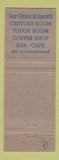 Matchbook Cover - Commodore Hotel New York City WORN