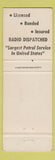 Matchbook Cover - International City Security Patrol CA WEAR