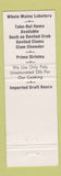 Matchbook Cover - New Beaver Haus Restaurant Stroudsburg PA