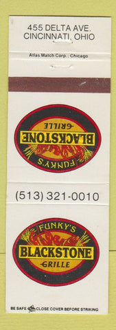 Matchbook Cover - Funky's Blackstone Grille Cincinnati OH