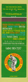 Matchbook Cover - Sticky Wicket Pub Strathcona Hotel Victoria BC