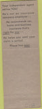 Matchbook Cover - Ken Harris AW Fuller Insurance Camarillo CA