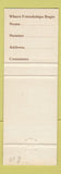 Matchbook Cover - Bumpers Disco Hamilton ON