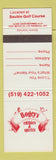 Matchbook Cover - Bogey's Edibles & Spirtis Sauble Golf Course