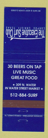 Matchbook Cover - Executive Surf Club Corpus Christi TX