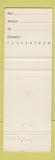 Matchbook Cover - Claude St Jean Greenfield Park WEAR