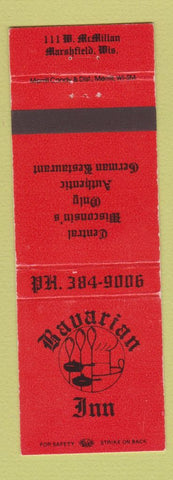 Matchbook Cover - Bavarian Inn Marshfield WI