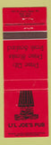 Matchbook Cover - Li'l Joe's Pub Bath OH #1