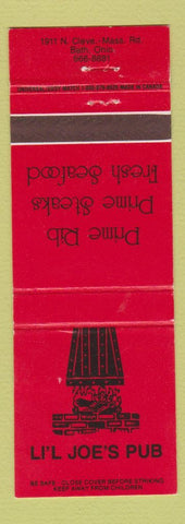 Matchbook Cover - Li'l Joe's Pub Bath OH #1