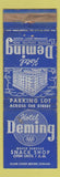 Matchbook Cover - Hotel Deming Terre Haute IN WEAR