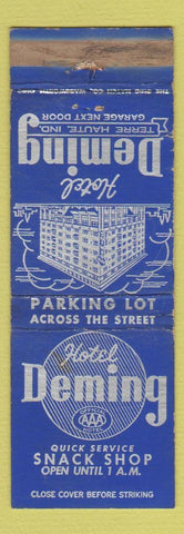 Matchbook Cover - Hotel Deming Terre Haute IN WEAR