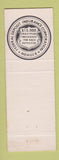 Matchbook Cover - First National Bank Leesport PA 1969