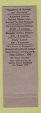 Matchbook Cover - Lucca Italian Restaurant Santa Clara CA WEAR
