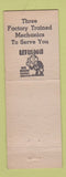 Matchbook Cover - Sedalia Typewriter Sedalia MO WEAR