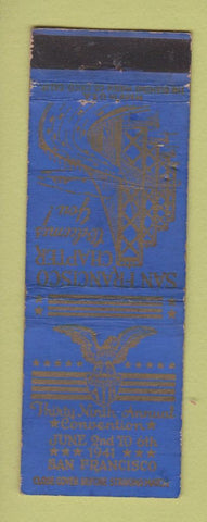 Matchbook Cover - AIB Banking Association Convention San Francisco CA 1941 WORN