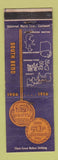 Matchbook Cover - South Bend Tools Lathes Drill Press IN 1956