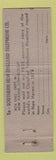 Matchbook Cover - Connecticut Buying Guide 1953 CT New England Telephone