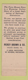 Matchbook Cover - Percy Bros Grocery 1955 Wilkes Barre PA