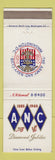 Matchbook Cover - Army Navy Club Washington DC 1960 Diamond Jubilee