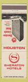 Matchbook Cover - Sheraton Hotels Lincoln Houston TX