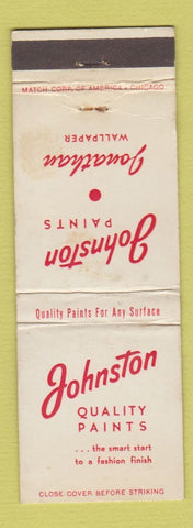 Matchbook Cover - Johnston Quality Paints Wallpaper WEAR