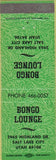Matchbook Cover - Bongo Lounge Salt Lake City UT green