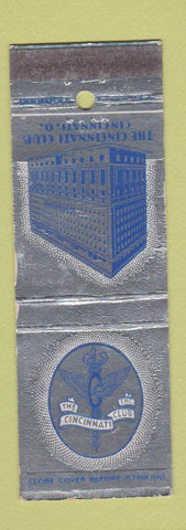 Matchbook Cover - Cincinnati Club OH WEAR